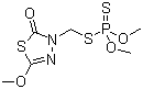 CAS # 950-37-8, Methidathion, Phosphorodithioic acid S-2,3-dihydro-5-methoxy-2-oxo-1,3,4-thiadiazol-3-ylmethyl O,O-dimethyl ester, S-2,3-Dihydro-5-methoxy-2-oxo-1,3,4-thiadiazol-3-ylmethyl O,O-dimethylphosphorodithioate