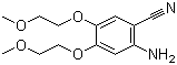 CAS # 950596-58-4, 2-Amino-4,5-bis(2-methoxyethoxy)benzonitrile