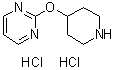 structure of CAS# 950649-19-1, 2-[(哌啶-4-基)氧基]嘧啶二盐酸盐