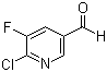structure of CAS# 950691-52-8, 6-氯-5-氟-3-吡啶甲醛