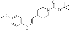 CAS # 951174-11-1, tert-Butyl 4-(5-methoxy-1H-indol-3-yl)-1-piperidinecarboxylate, 4-(5-Methoxy-1H-indol-3-yl)-1-piperidinecarboxylic acid 1,1-dimethylethyl ester
