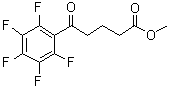 CAS # 95123-21-0, 2,3,4,5,6-Pentafluoro-delta-oxo-benzenepentanoic acid methyl ester