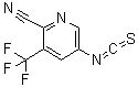 CAS 登录号：951753-87-0, 5-异硫氰酸基-3-(三氟甲基)-2-吡啶甲腈