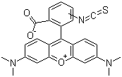 structure of CAS# 95197-95-8, Tetramethylrhodamine-5-(and-6)-isothiocyanate