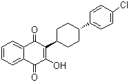 structure of CAS# 95233-18-4, Atovaquone