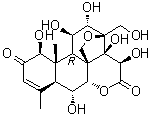 CAS # 95258-13-2, Yadanziolide B, (1beta,6alpha,11beta,12alpha,15beta)-13,20-Epoxy-1,6,11,12,14,15,21-heptahydroxypicras-3-ene-2,16-dione