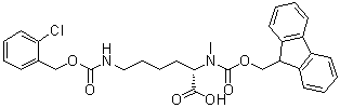 CAS # 95310-75-1, N6-[[(2-Chlorophenyl)methoxy]carbonyl]-N2-[(9H-fluoren-9-ylmethoxy)carbonyl]-N2-methyl-L-lysine