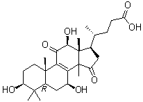 CAS # 95311-96-9, Lucidenic acid C, (3beta,5alpha,7beta,12beta)-3,7,12-Trihydroxy-4,4,14-trimethyl-11,15-dioxo-chol-8-en-24-oic acid