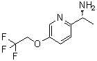 structure of CAS# 953780-33-1, (alphaR)-alpha-甲基-5-(2,2,2-三氟乙氧基)-2-吡啶甲胺