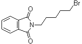 structure of CAS# 954-81-4, N-(5-Bromopentyl)phthalimide