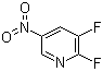structure of CAS# 954219-68-2, 2,3-二氟-5-硝基吡啶