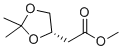 structure of CAS# 95422-24-5, Methyl (4S)-(+)-2,2-dimethyl-1,3-dioxolane-4-acetate