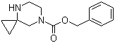 structure of CAS# 954240-30-3, 4,7-Diazaspiro[2.5]octane-7-carboxylic acid benzyl ester