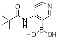 structure of CAS# 955123-29-2, [4-[(2,2-Dimethyl-1-oxopropyl)amino]-3-pyridinyl]boronic acid