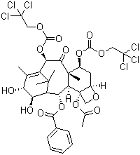 CAS 登录号：95603-44-4, 7,10-二(2,2,2-三氯乙氧羰基)-10-脱乙酰基巴卡丁 III