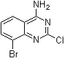 structure of CAS# 956100-62-2, 8-溴-2-氯喹唑啉-4-胺