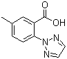 structure of CAS# 956317-36-5, 5-甲基-2-(2H-1,2,3-三唑-2-基)苯甲酸