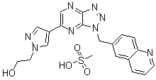 structure of CAS# 956906-93-7, PF 04217903 mesylate