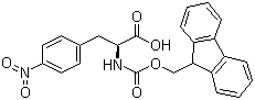 structure of CAS# 95753-55-2, Fmoc-4-nitro-L-phenylalanine
