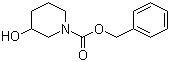 structure of CAS# 95798-22-4, N-苄氧羰基-3-羟基哌啶