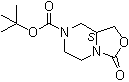 CAS # 958635-18-2, (8aS)-Tetrahydro-3-oxo-3H-oxazolo[3,4-a]pyrazine-7(1H)-carboxylic acid 1,1-dimethylethyl ester