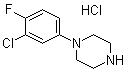 CAS 登录号：95884-48-3, 1-(3-氯-4-氟苯基)哌嗪单盐酸盐