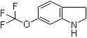 structure of CAS# 959235-95-1, 2,3-二氢-6-(三氟甲氧基)-1H-吲哚