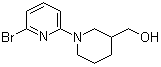 structure of CAS# 959239-04-4, 1-(6-溴-2-吡啶基)-3-哌啶甲醇
