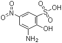 CAS # 96-67-3, 2-Amino-4-nitrophenol-6-sulfonic acid, 2-Hydroxy-5-nitrometanilic acid, 3-Amino-2-hydroxy-5-nitrobenzenesulfonic acid, 6-Amino-4-nitro-1-phenol-2-sulfonic acid