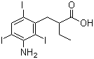 structure of CAS# 96-83-3, Iopanoic acid