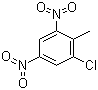structure of CAS# 96-90-2, 2-Chloro-4,6-dinitrotoluene