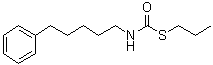 CAS 登录号：96021-99-7, (5-苯基戊基)硫代氨基甲酸 S-丙基酯