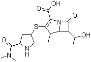 structure of CAS# 96036-03-2, 美罗培南