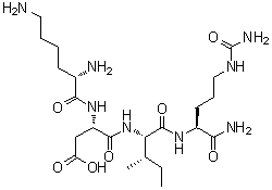 CAS 登录号：960531-53-7, L-赖氨酰-L-alpha-天冬氨酰-L-异亮氨酰-N5-(氨基羰基)-L-鸟氨酰胺