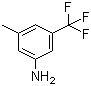 structure of CAS# 96100-12-8, 3-Methyl-5-trifluoromethylaniline