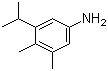 structure of CAS# 96155-99-6, 4,5-Dimethyl-3-(1-methylethyl)benzenamine