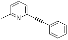 structure of CAS# 96206-92-7, 2-甲基-6-(苯基乙炔基)吡啶