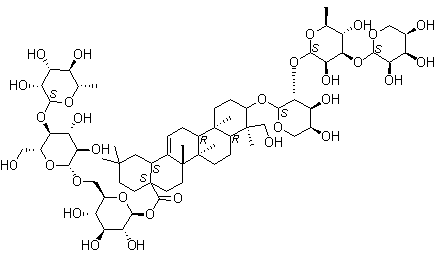 CAS 登录号：96315-53-6, 虎掌草皂甙 D