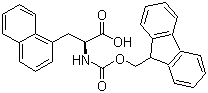 structure of CAS# 96402-49-2, Fmoc-3-(1-萘基)-L-丙氨酸