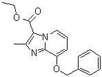 structure of CAS# 96428-50-1, 2-甲基-8-(苯基甲氧基)咪唑并[1,2-a]吡啶-3-羧酸乙酯