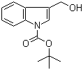 structure of CAS# 96551-22-3, 3-羟甲基吲哚-1-羧酸叔丁酯