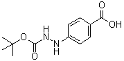 structure of CAS# 96736-00-4, 4-[2-(叔丁氧羰基)肼基]苯甲酸