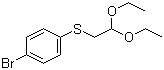 structure of CAS# 96804-05-6, 1-Bromo-4-[(2,2-diethoxyethyl)thio]benzene