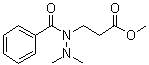 CAS 登录号：96804-38-5, 苯甲酸 1-(3-甲氧基-3-氧代丙基)-2,2-二甲基酰肼