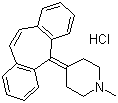 structure of CAS# 969-33-5, 盐酸赛庚啶