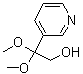 CAS # 96994-63-7, beta,beta-Dimethoxy-3-pyridineethanol