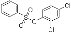 structure of CAS# 97-16-5, 2,4-二氯苯基苯磺酸酯