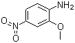 structure of CAS# 97-52-9, 2-甲氧基-4-硝基苯胺