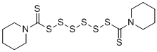 Dipentamethylenethiuram hexasulfide molecular structure (CAS 971-15-3)