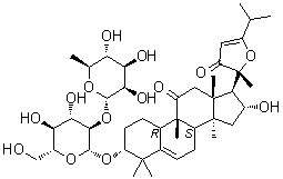 structure of CAS# 97230-46-1, 苦玄参苷 IB